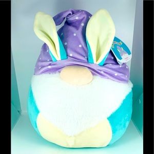 Squishmallow Maddox Easter Edition 12" Gnome Plush Bunny Ears Kellytoy 2021